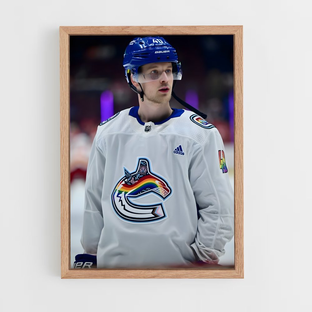 Poster Elias pettersson talentueux – affiche Hockey sur glace (vue 4)
